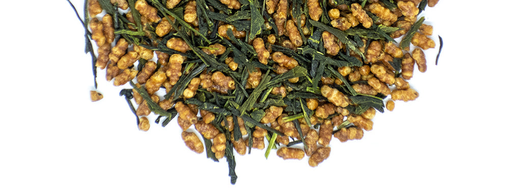 genmaicha leaves from japan