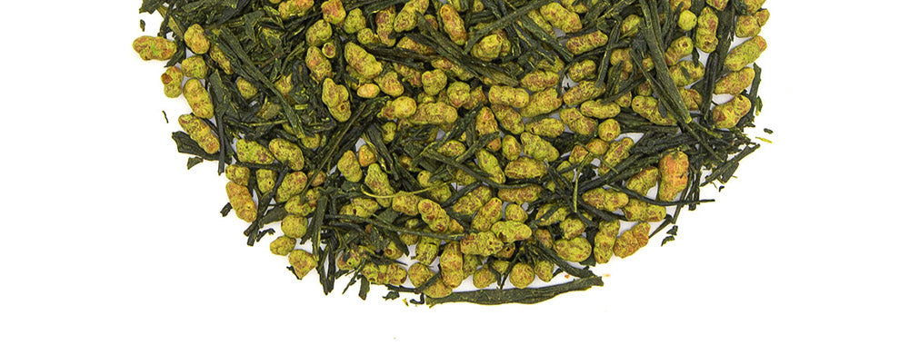 genmaicha leaves from japan