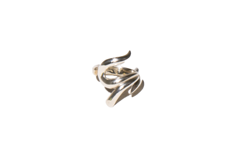 2021ssEFFECTEN(エフェクテン) Barbed wire zirconia “U” ring