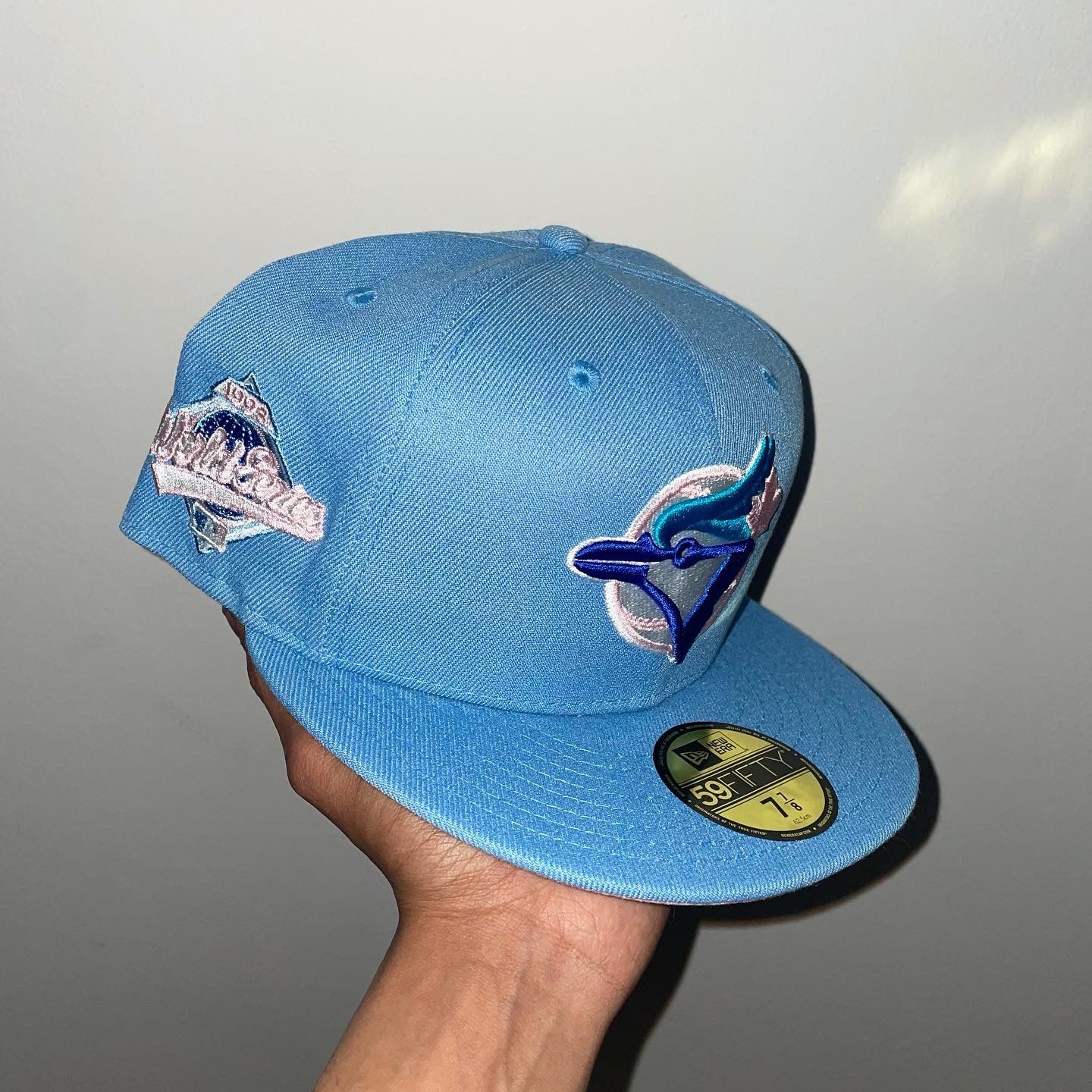 blue jays cotton candy fitted