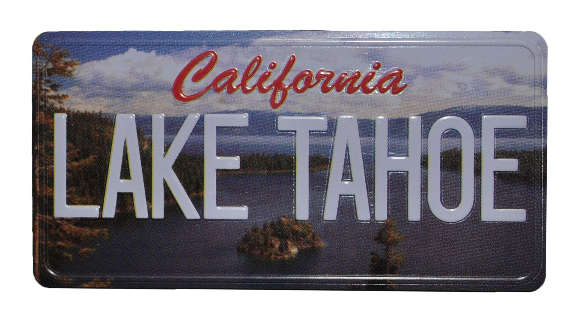 LICENSE PLATE Lake Tahoe Magnet