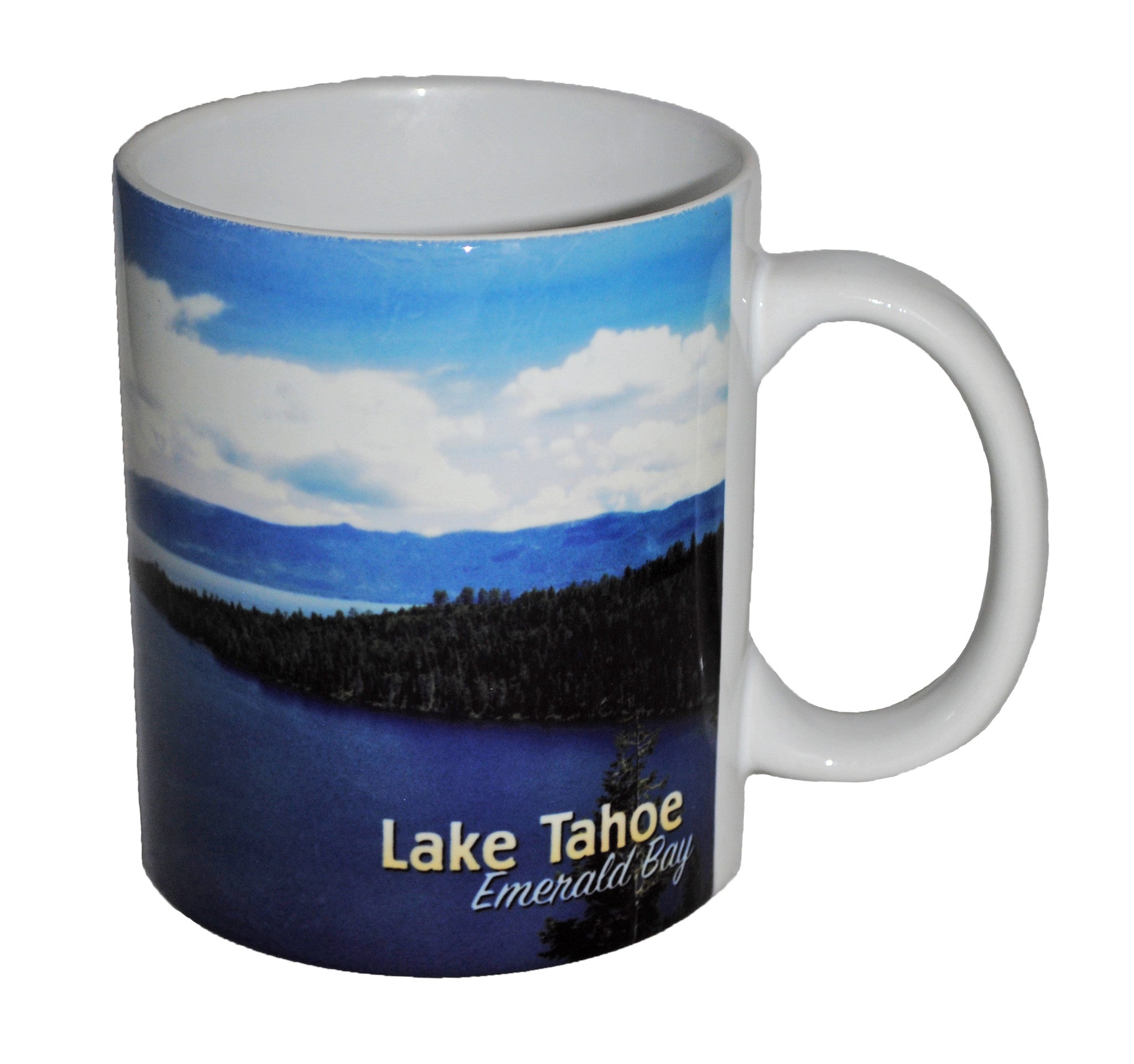 White Emerald Bay Scenic Photo Lake Tahoe MUG