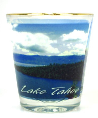 Lake Tahoe Photo Wrap Shot GLASS