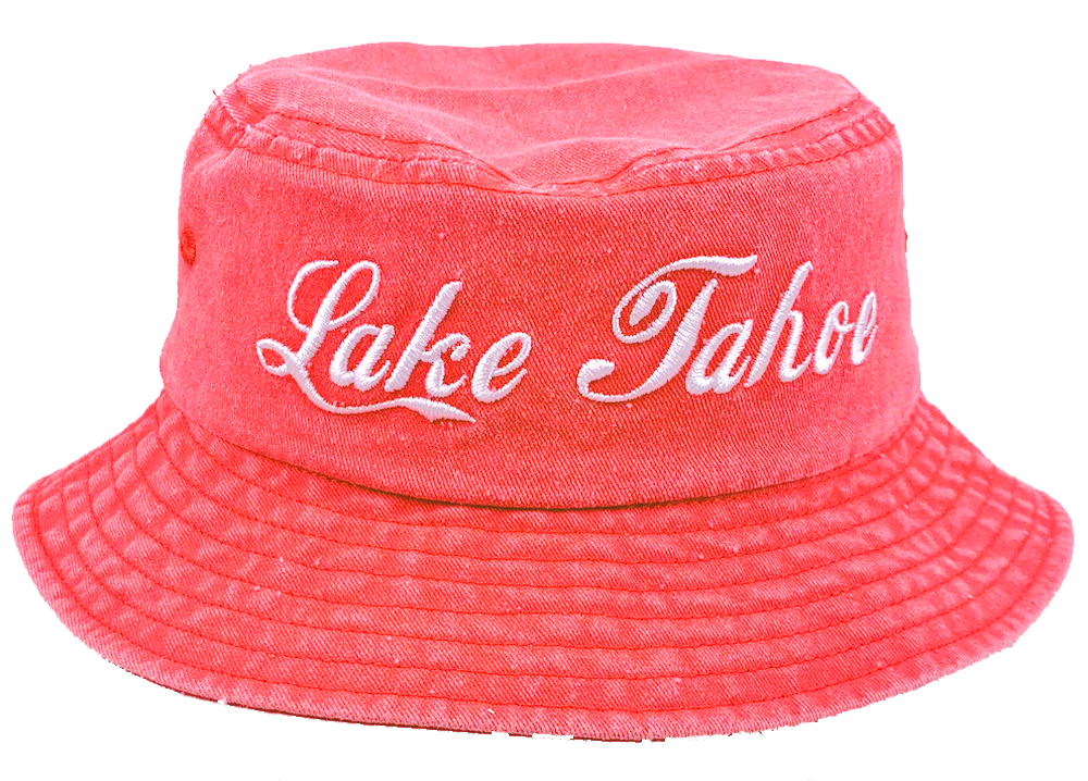 ''Souvenir Kids Canvas Bucket HAT, Lake Tahoe''