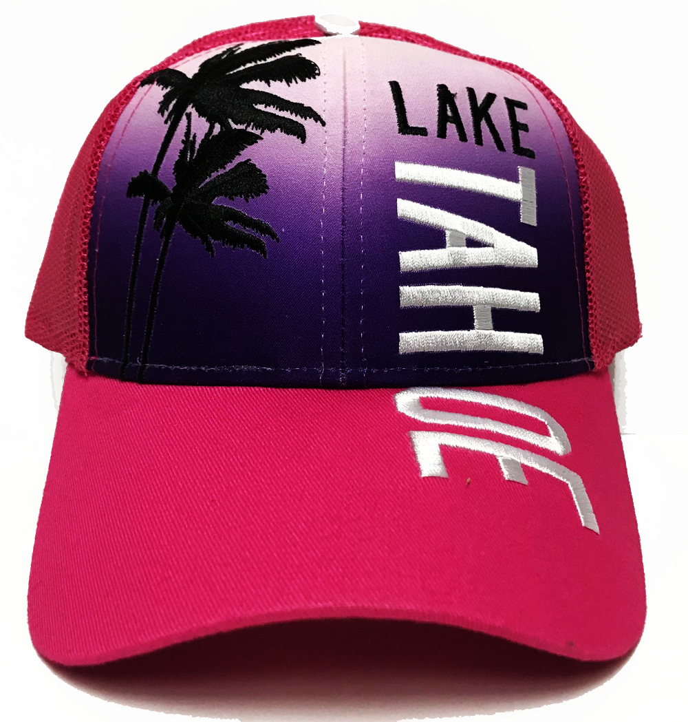 BOLD OMBRE PALM LAKE TAHOE BALL CAP