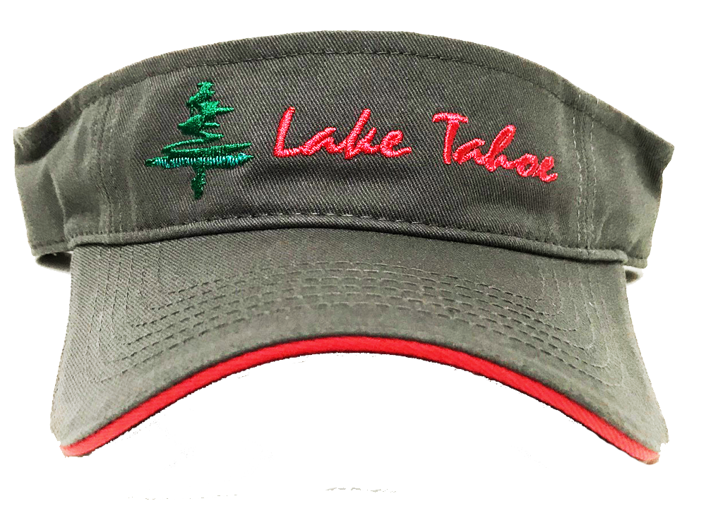 ''Embroidered Tree VISOR, Lake Tahoe, Asst.''