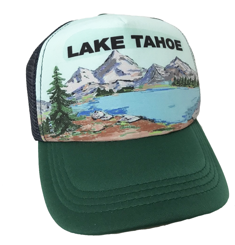 Scenic Emerald Bay Tahoe Trucker HAT Lake Tahoe