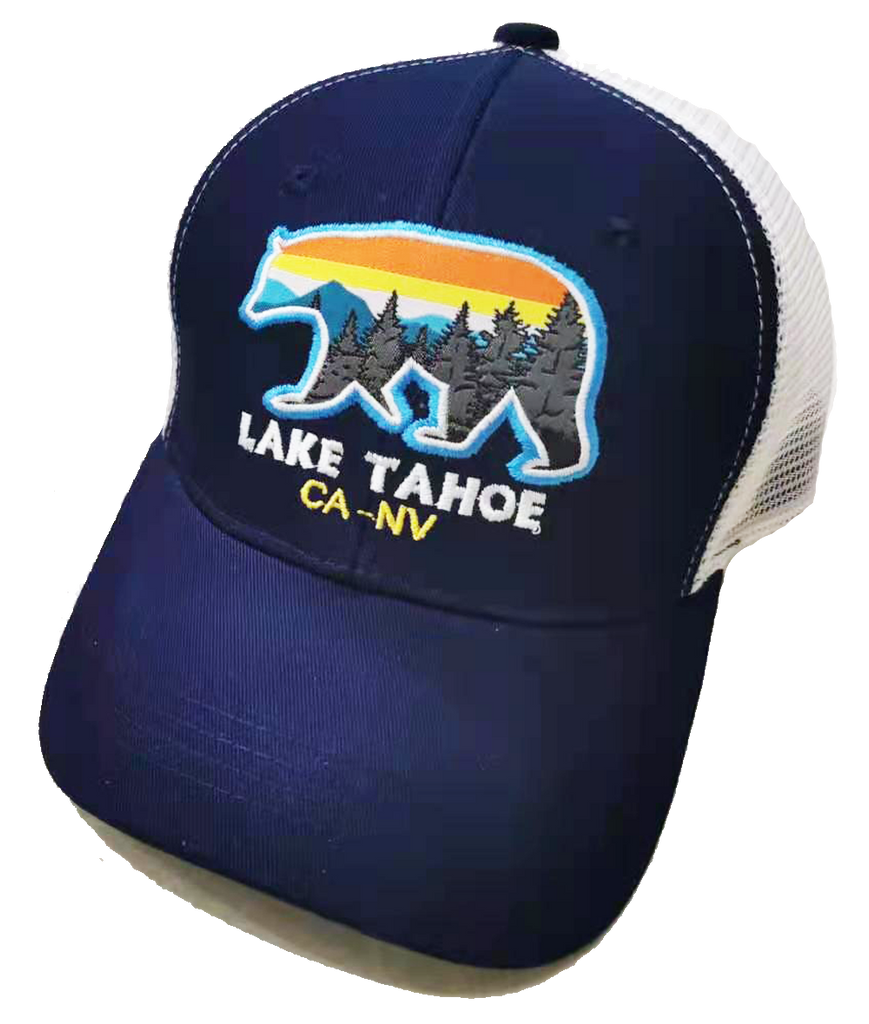 ''Sunset Bear, Lake Tahoe Ball Cap''