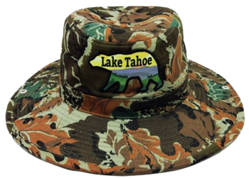 ''BEACH HAT SOUVENIR ADULT CAMO BUCKET HAT, LAKE TAHOE''