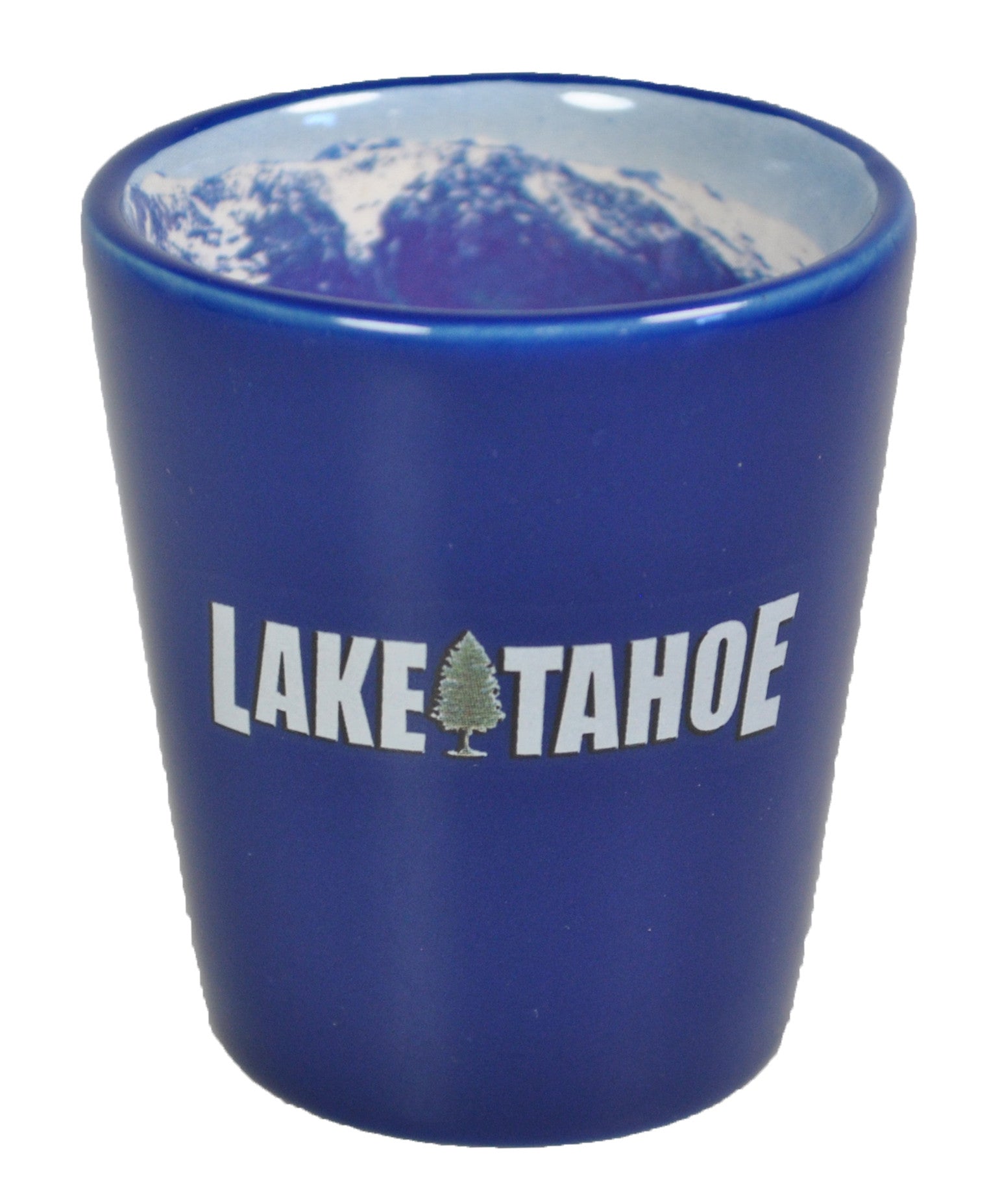 Inside Out Lake Tahoe Shot Glass