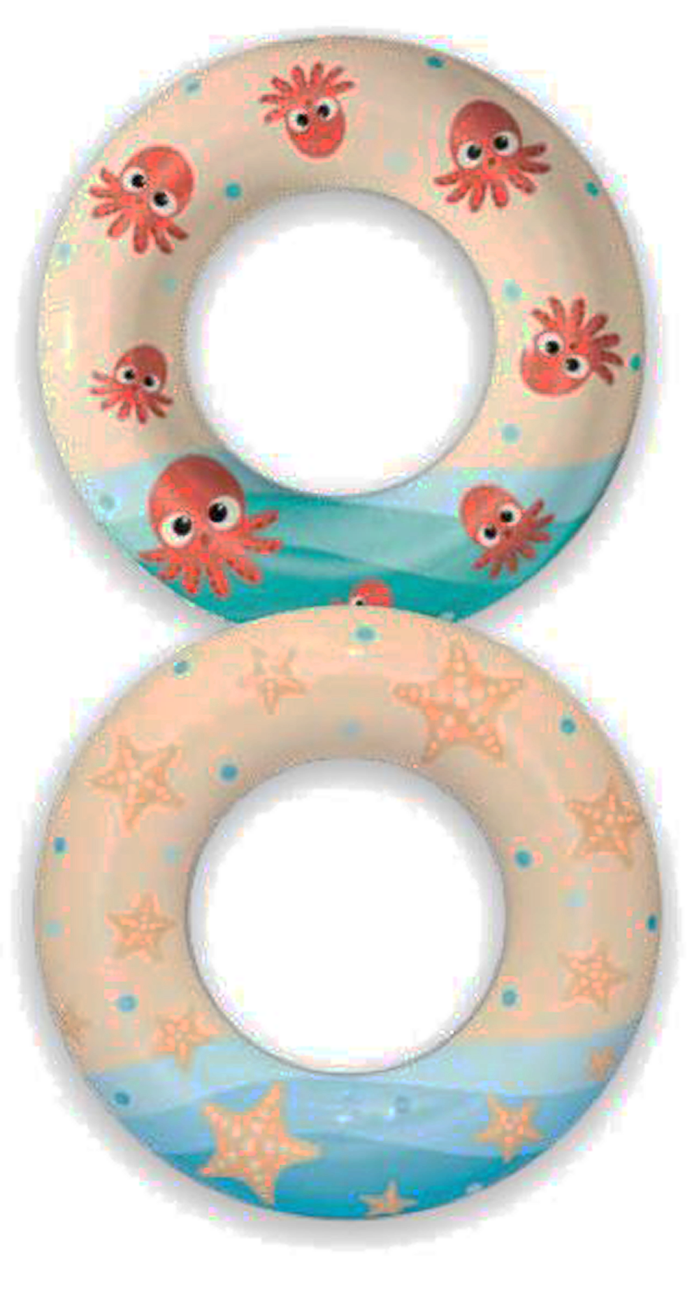 ''BESTWAY 24'''' SEA SCENE DESIGN SWIM RING, 3-6 YEARS''