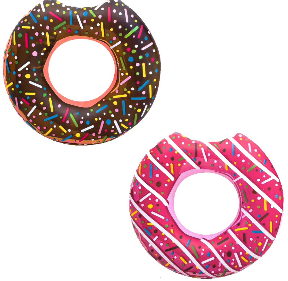 ''BESTWAY 42'''' FROSTED BIG BITE DONUT RING, AGE 12+''