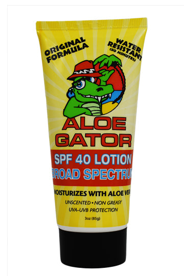 ''Aloe Gator SPF 40 LOTION, 3OZ''