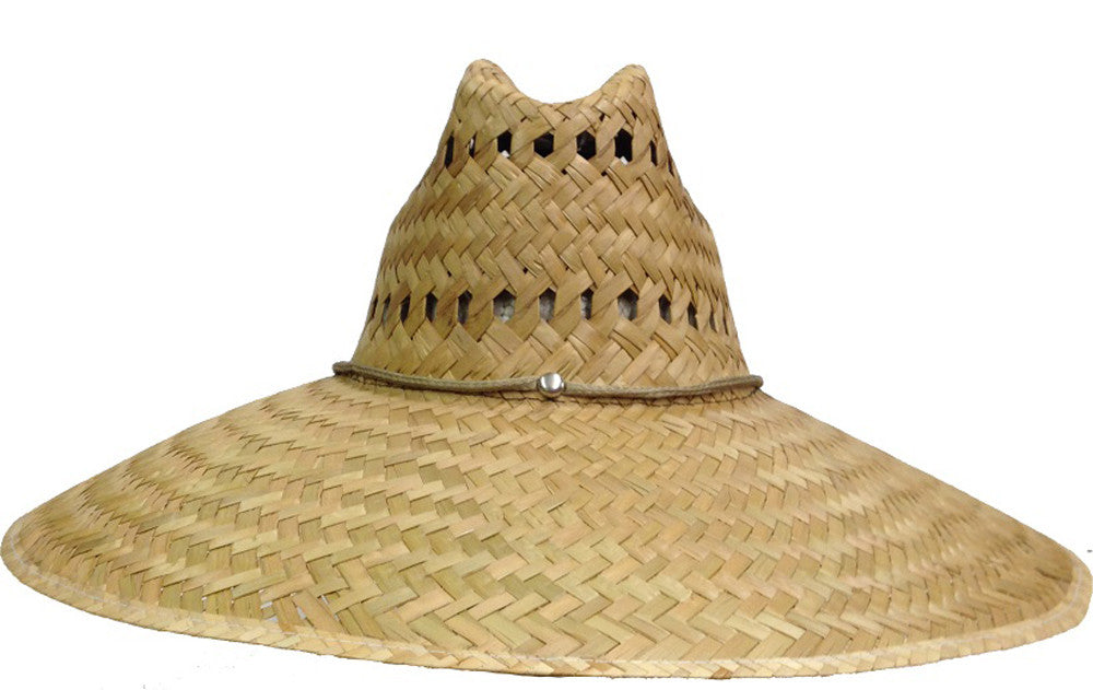 ''ADULT RUSH STRAW LIFEGUARD HAT, TOP SELLER-GREAT VALUE''