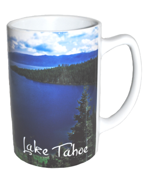 Tall White Scenic Photo Lake Tahoe MUG