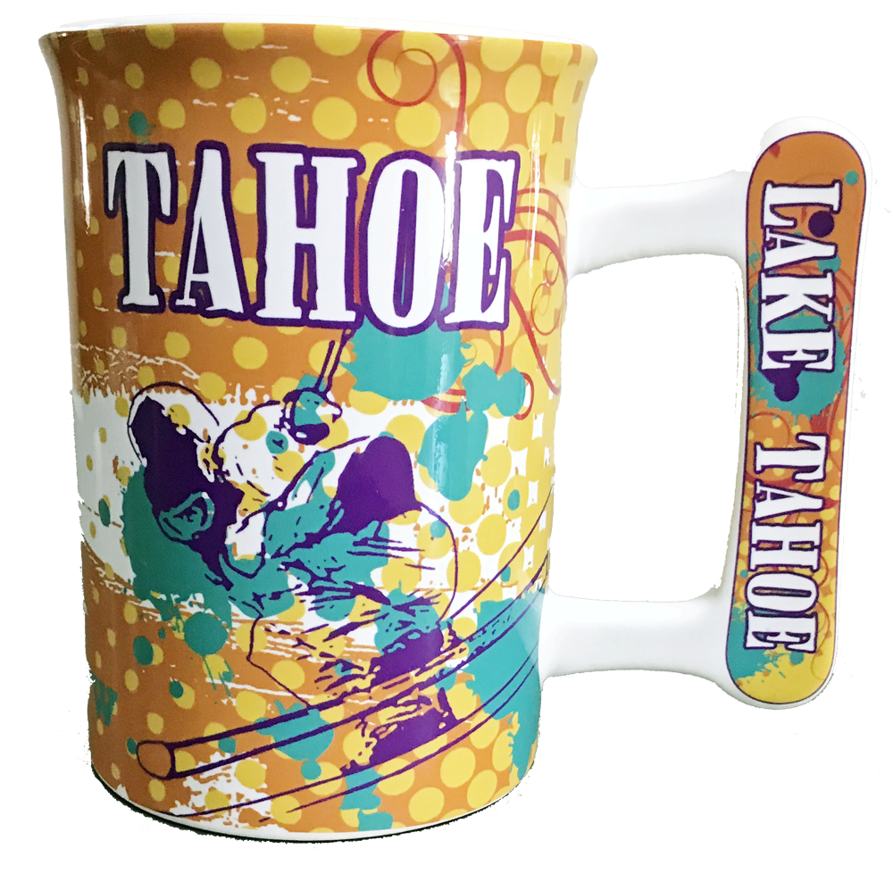 Tall Rad Snowboard Lake Tahoe MUG