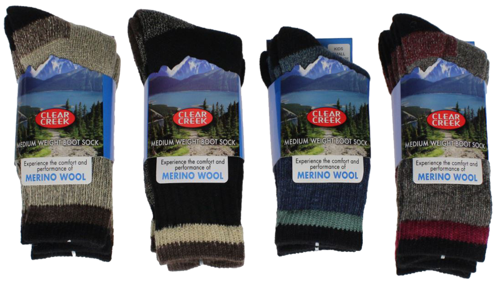 Kid's Clear Creek Merino Wool BOOT Sock