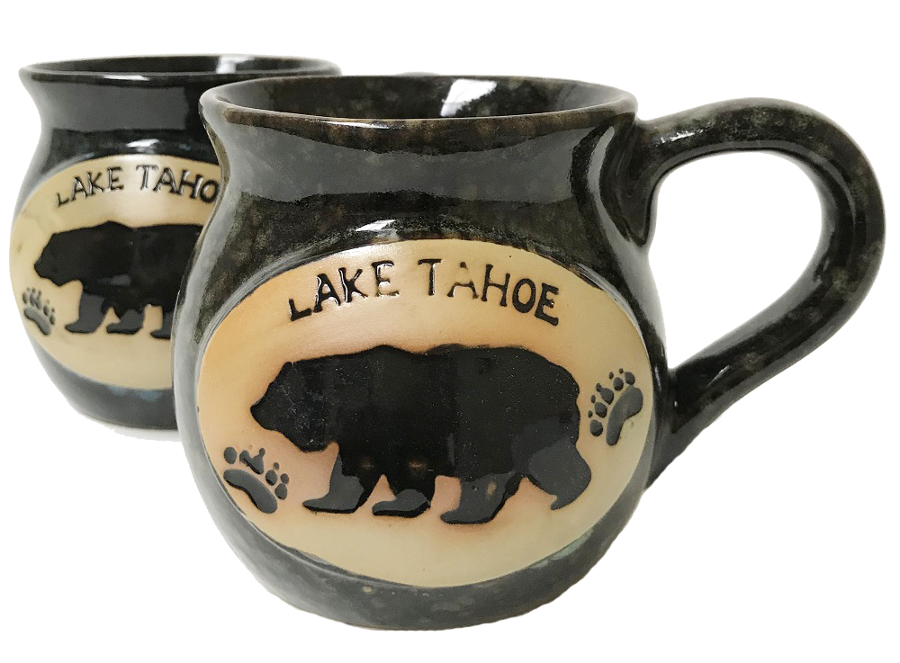 ''Ceramic Pot Belly MUG, Lake Tahoe''