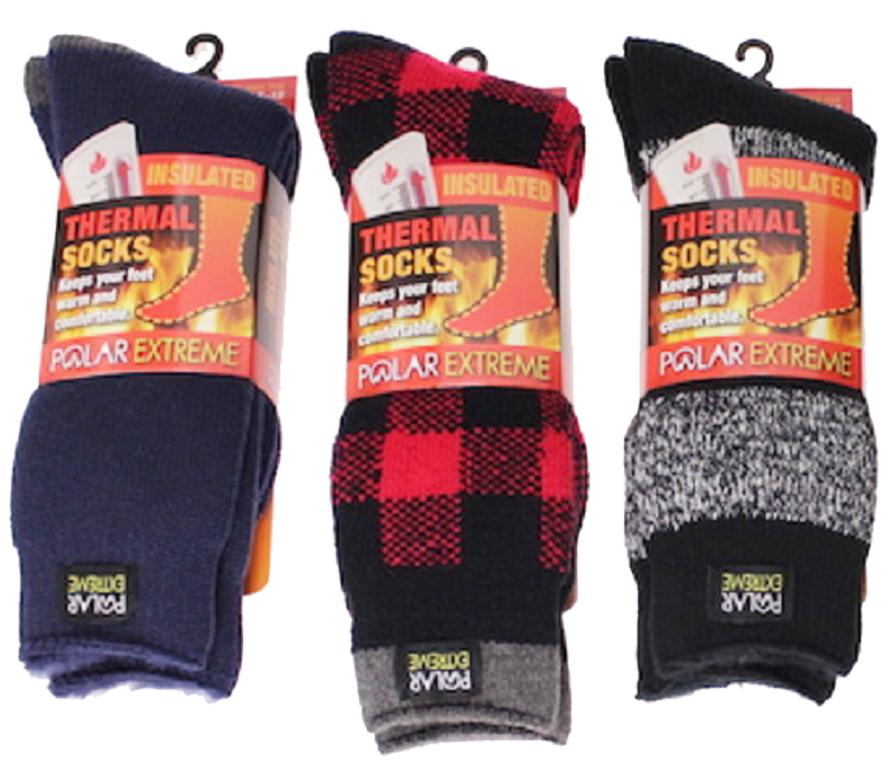 ''Men's Polar Extreme Heat SOCK, Asst.''