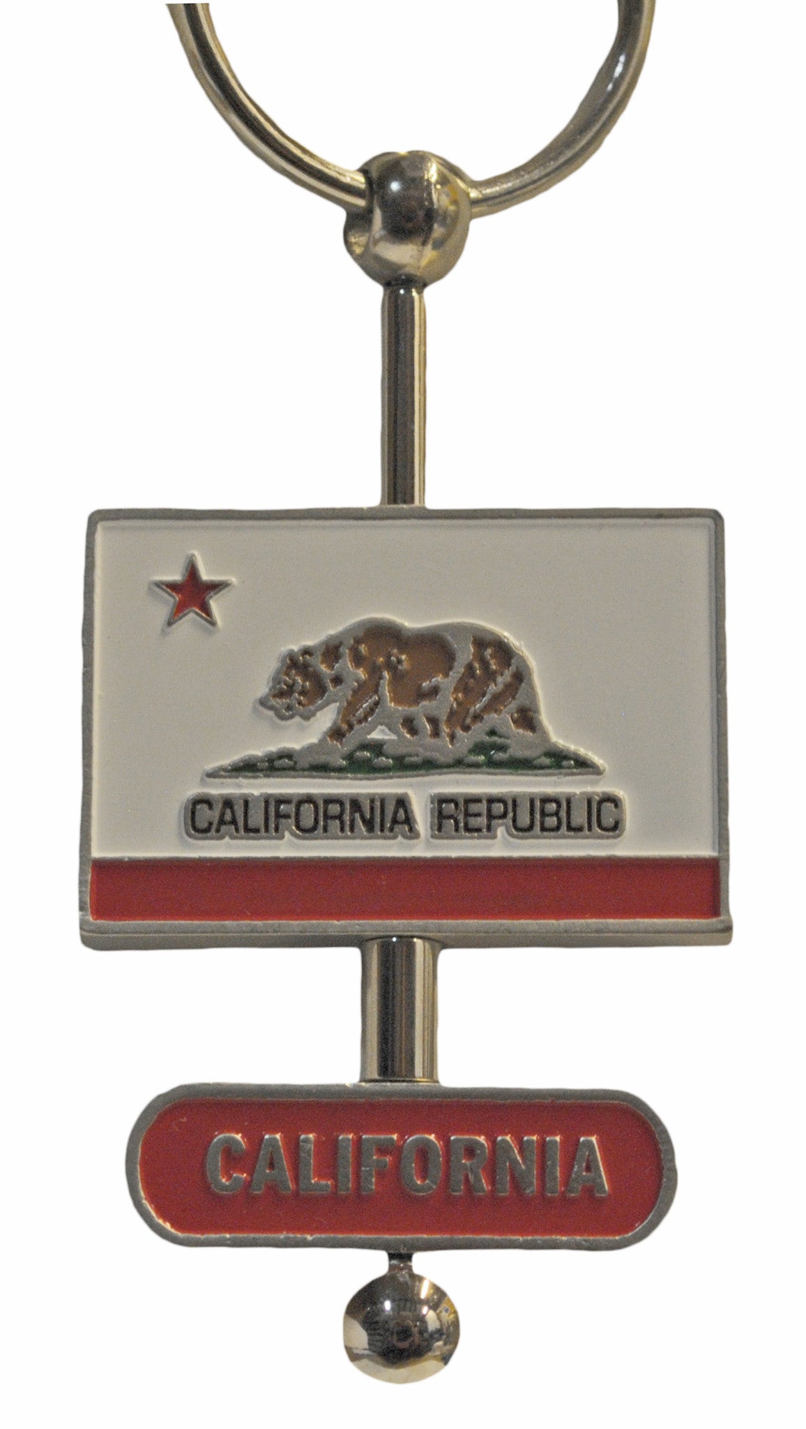 California Republic Spinner KEYCHAIN