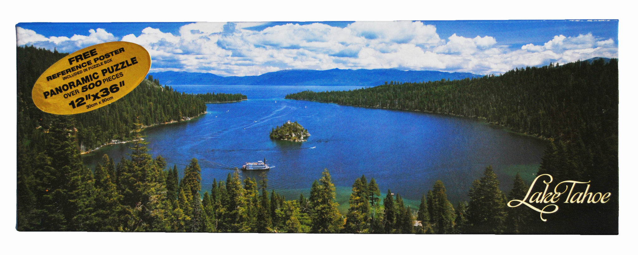 ''Scenic Panorama Emerald Bay, Lake Tahoe 500 Piece Jigsaw PUZZLE''