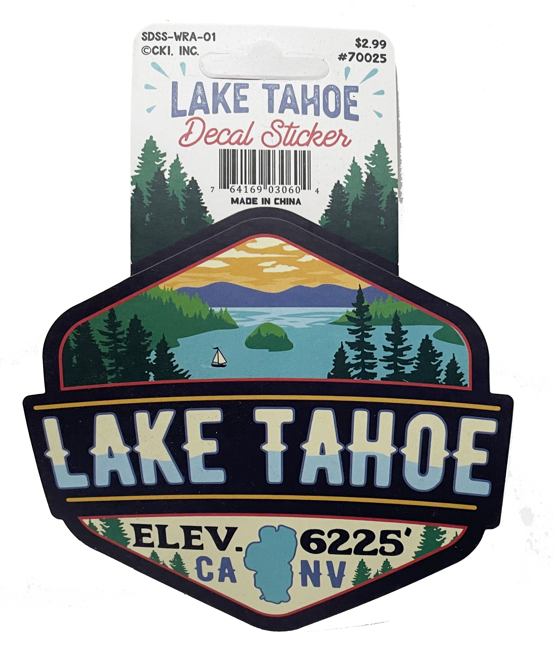 Merit Badge Lake Tahoe STICKER