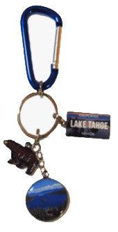 Carabiner & CHARMs Lake Tahoe Keychain