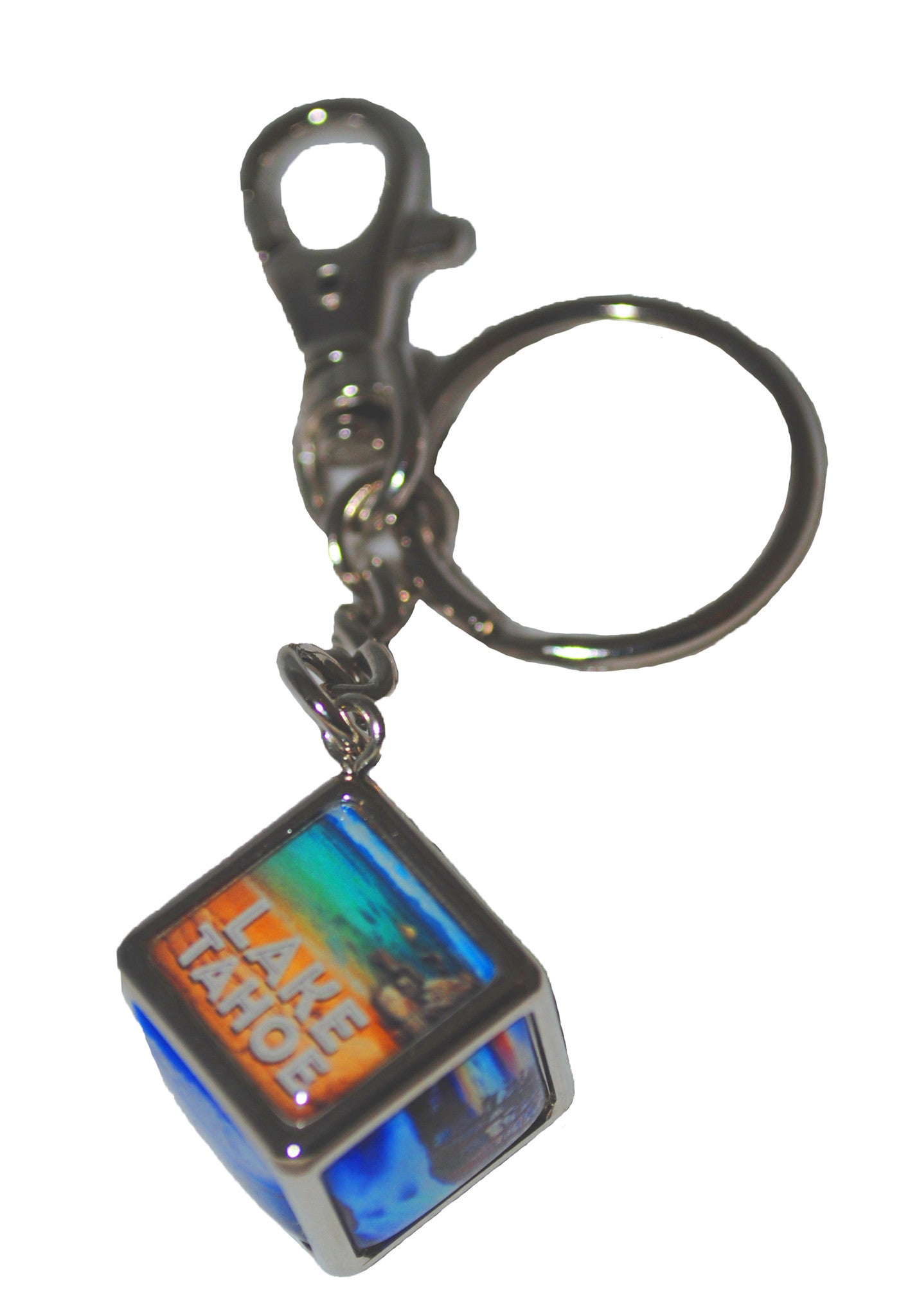 Lake Tahoe Photo Cube KEYCHAIN