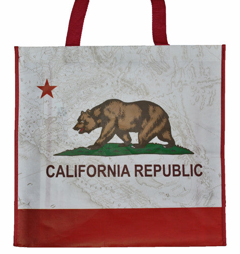 California Republic Recycled Reusable TOTE BAG