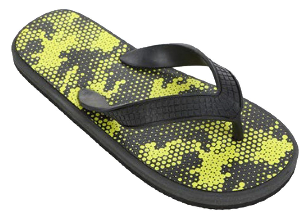 ''SANDALS BOYS FLIP FLOP GALACTIC HONEYCOMB INSOLE SANDAL, BLUE, GREEN''