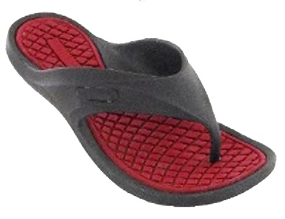 ''MENS WAFFLE INSOLE SPORT SANDAL, GREY''