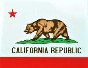 2x3 CALIFORNIA Republic Badge Magnet