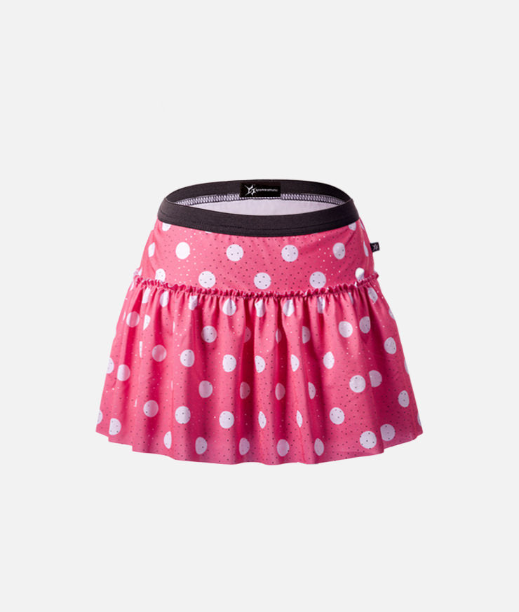kaart Waardig Concurreren Pink Polka Dot Sparkle Running Skirt – Sparkle Athletic
