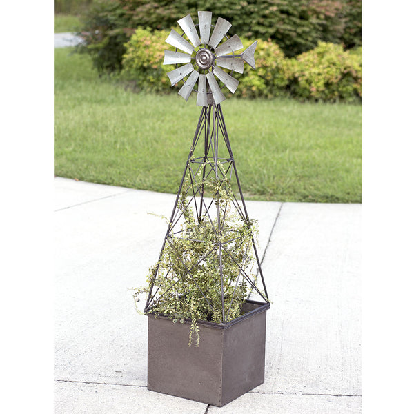 Large Windmill Planter