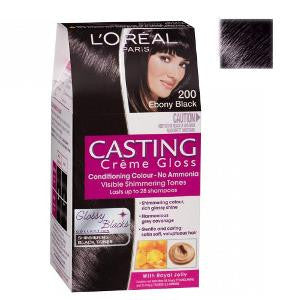 Loreal Paris Conditioning Hair Colour - Casting Creme Gloss (Ebony Bla –  