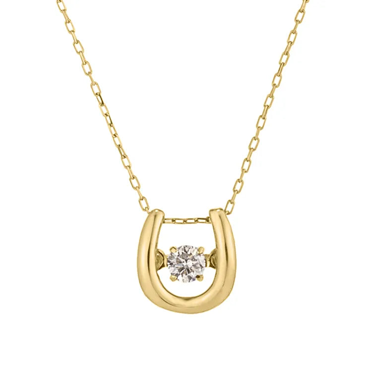 Pendant FJP -8464S -YG Sapphire x Diamond Smile K18YG