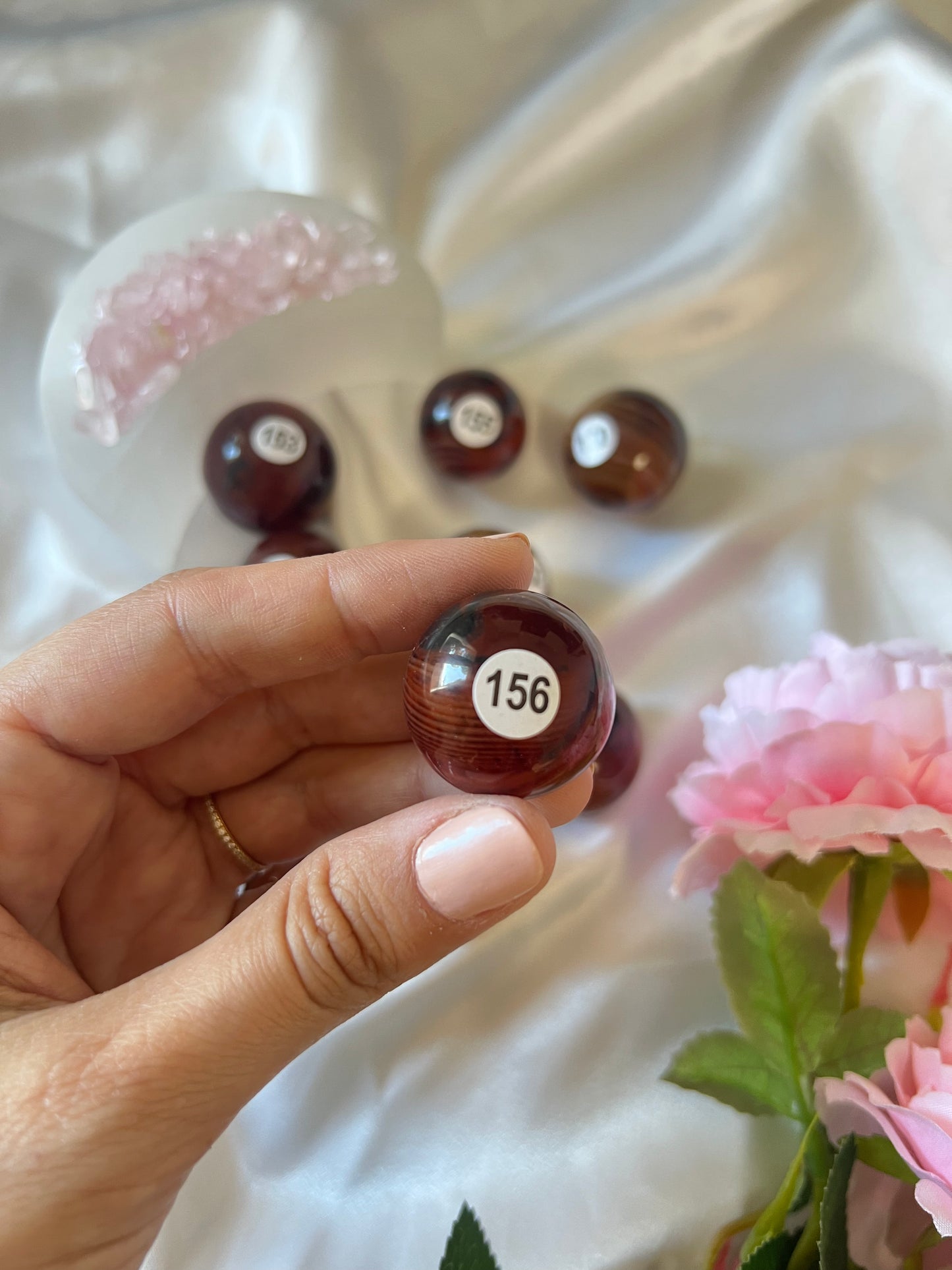 Mini sphère de sardonyx