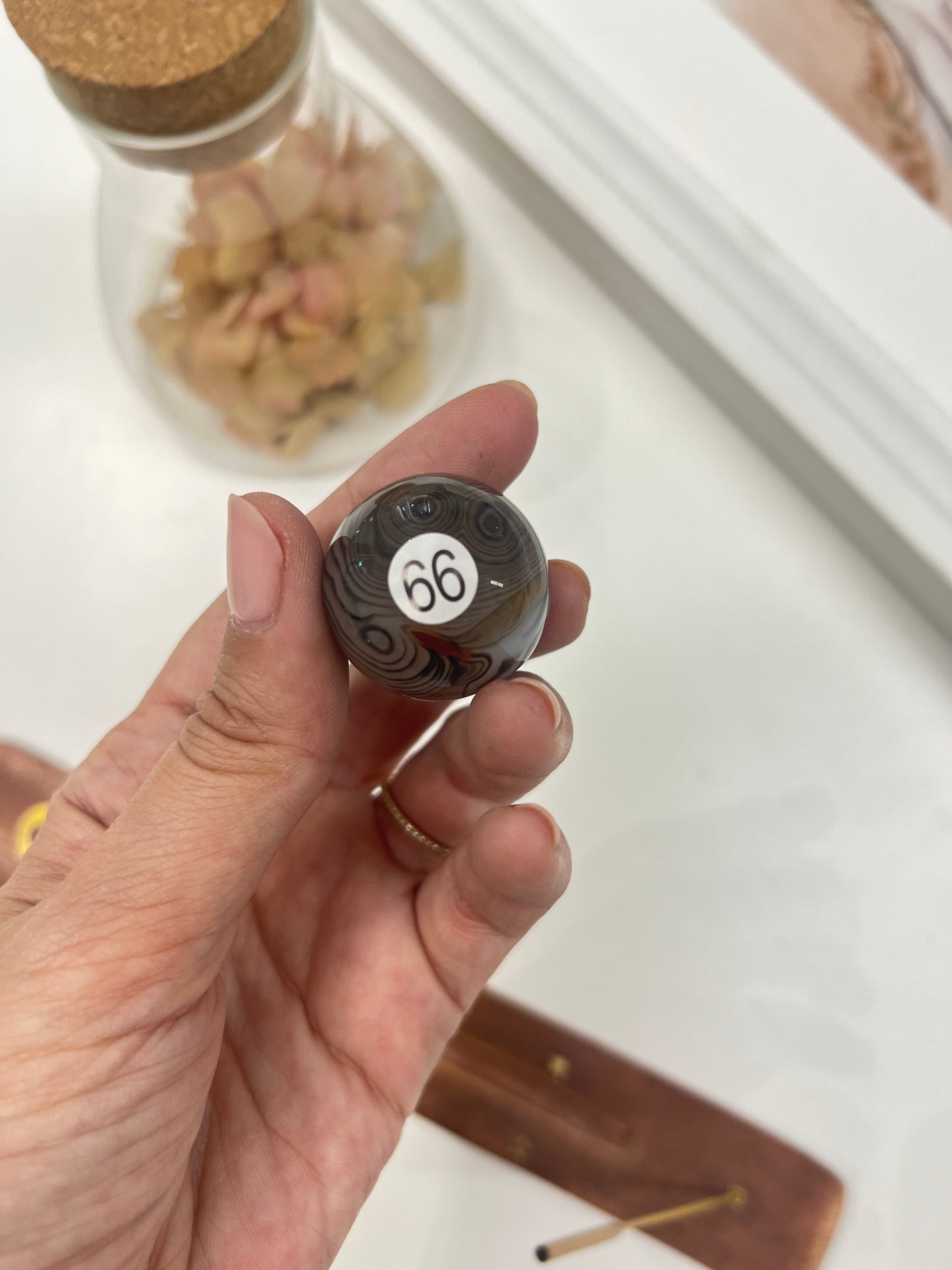Mini sphère en onyx