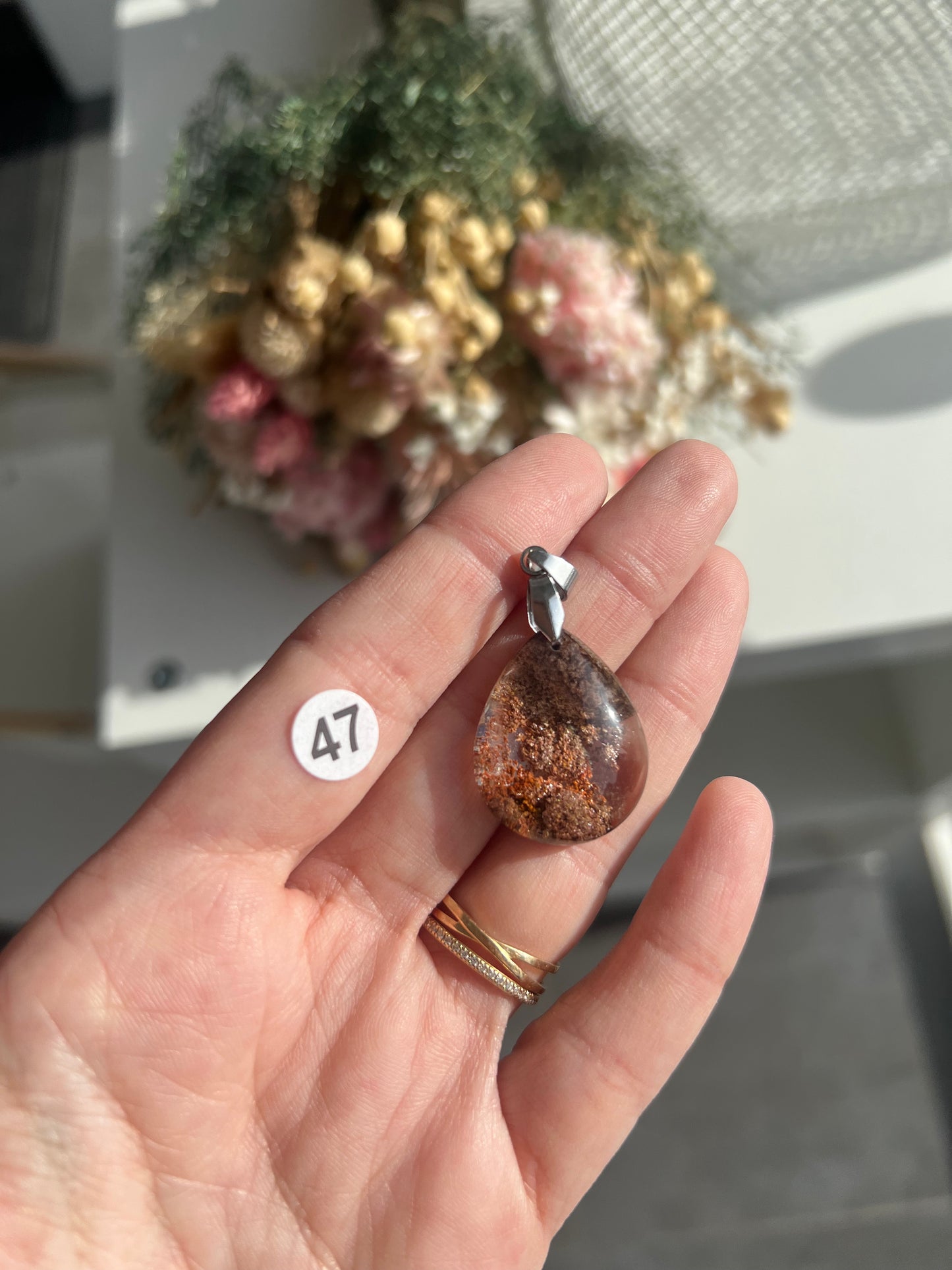 Pendentif en lodolite à choisir