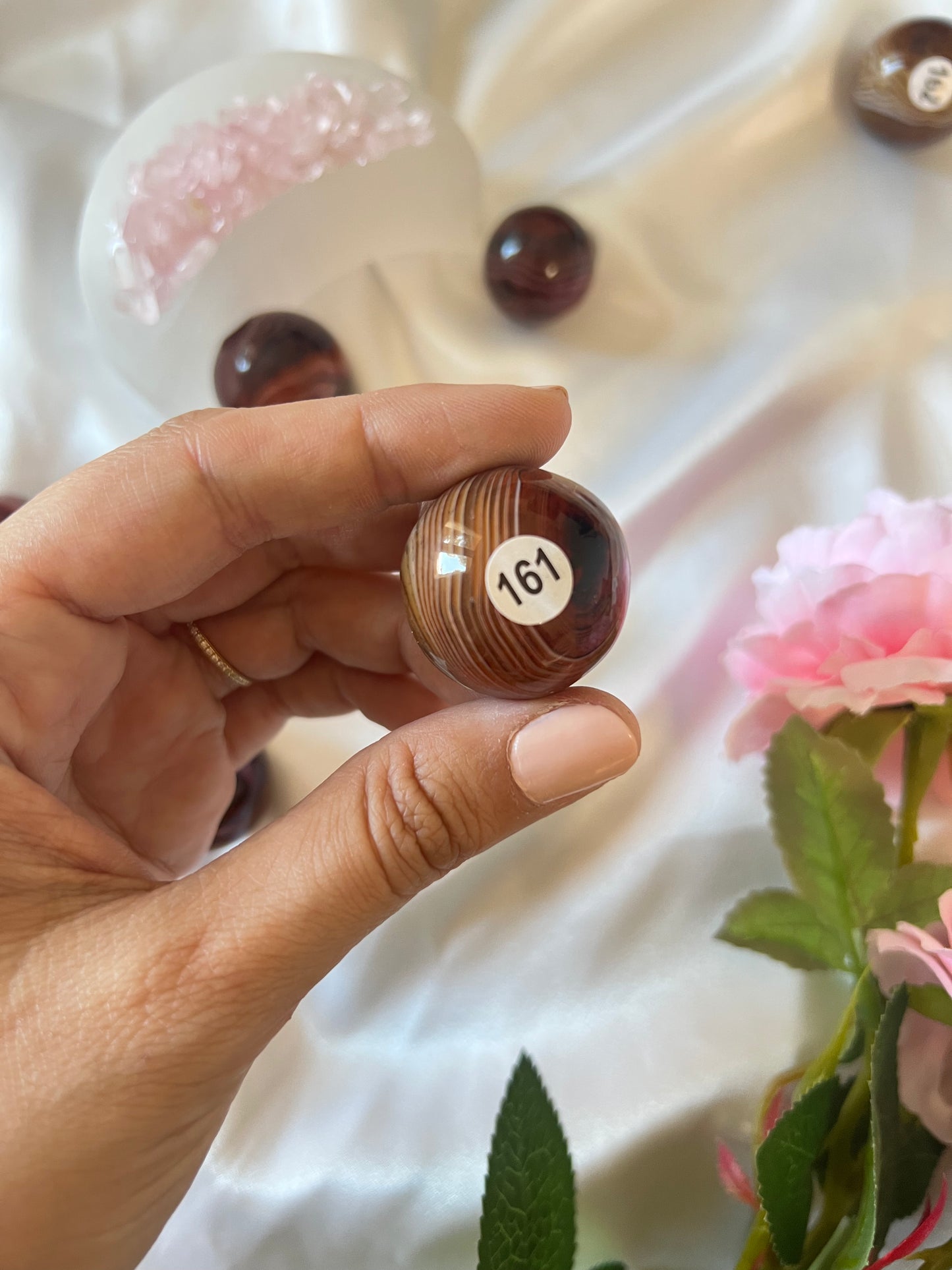 Mini sphère de sardonyx
