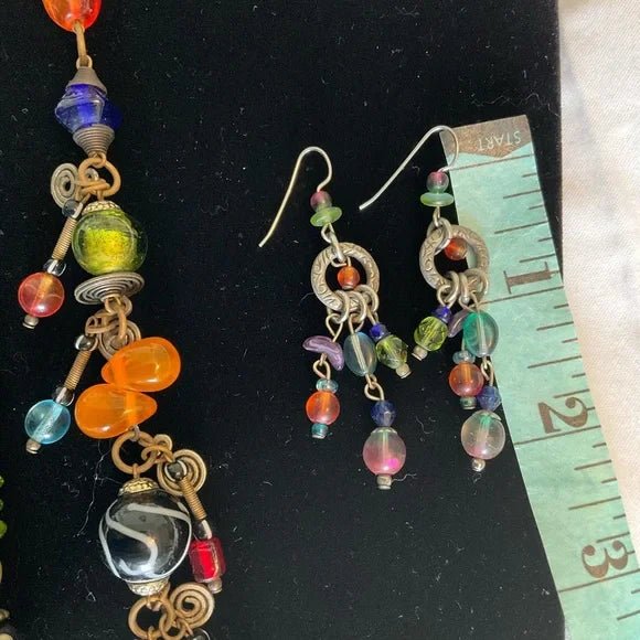 Necklace, Earrings