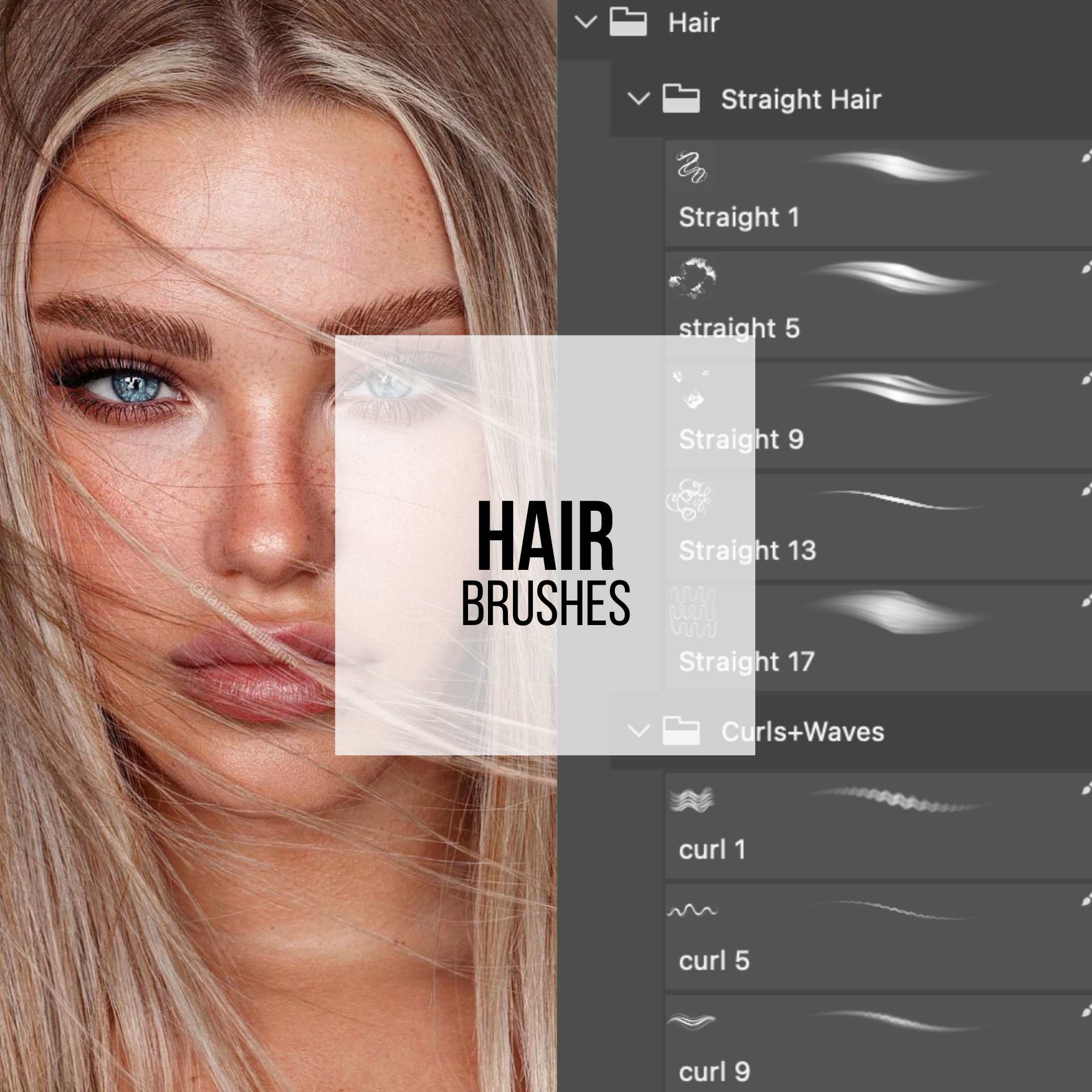 Hair Photoshop Brushes – Williams Academy