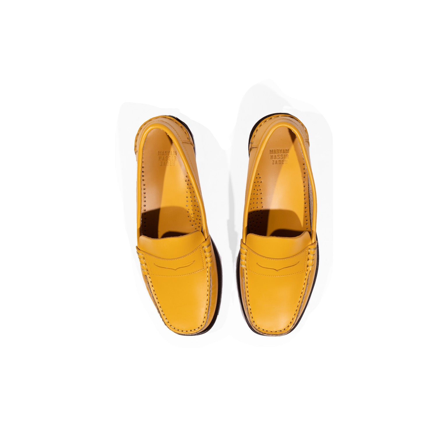 Maryam Nassir Zadeh Alan Loafer in Ochre