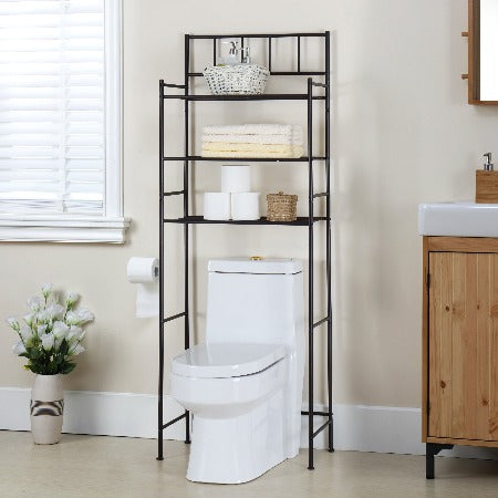 bathroom space saver shelving units