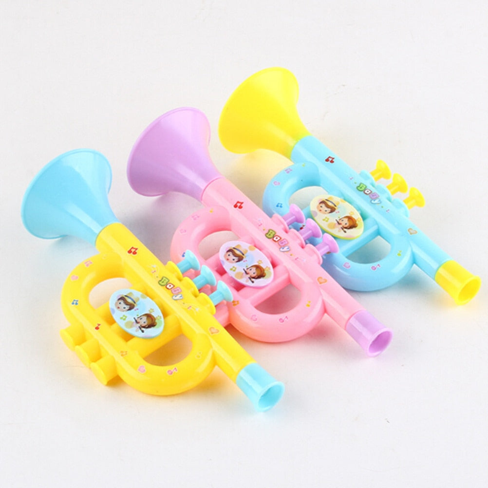 Plastic Trumpet Hooter Plastic Baby Kid Musical Instruments Early Educations  ZC 