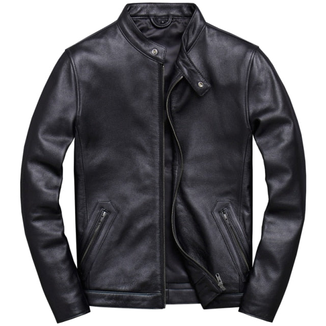 Black Genuine Leather Jacket – xroder