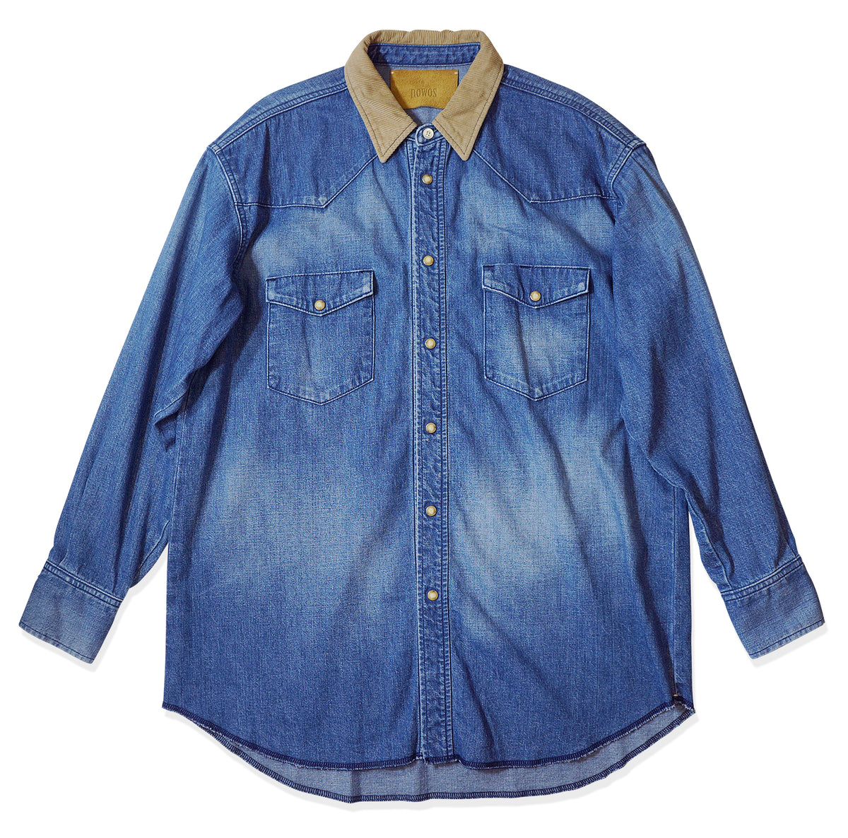 OVERSIZED DENIM SHIRT (NOWOS) – nowos official web