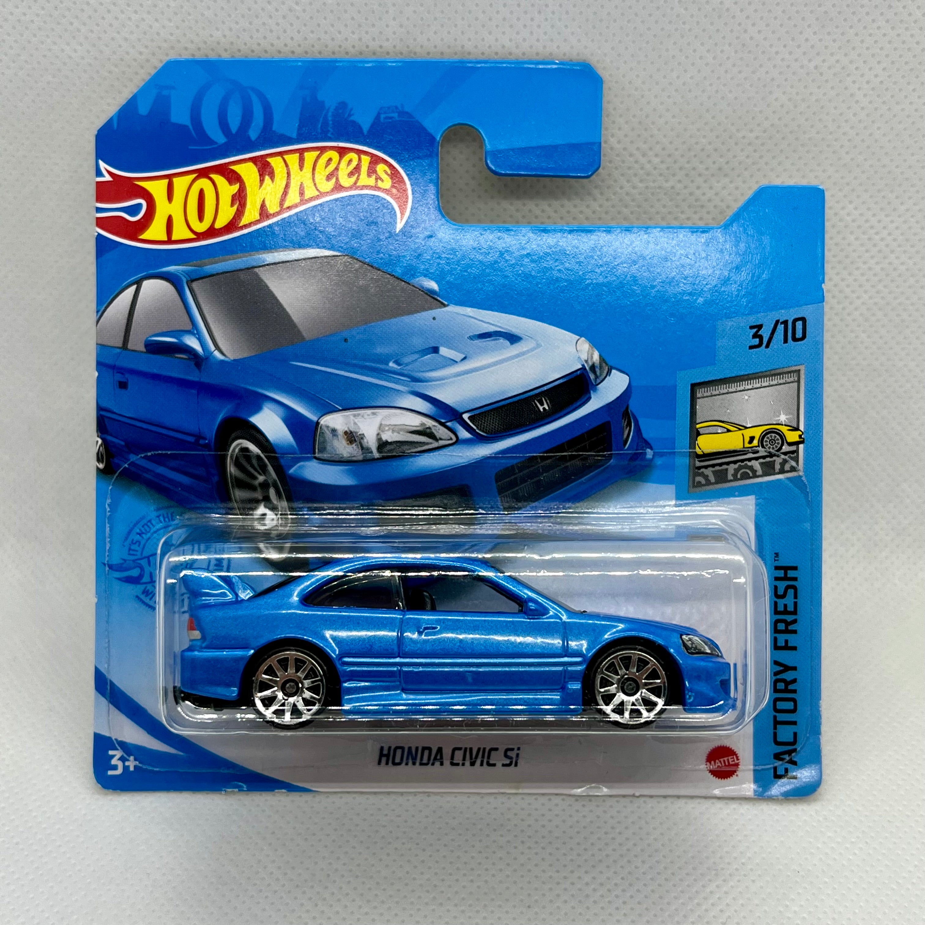 hot wheels blue honda civic