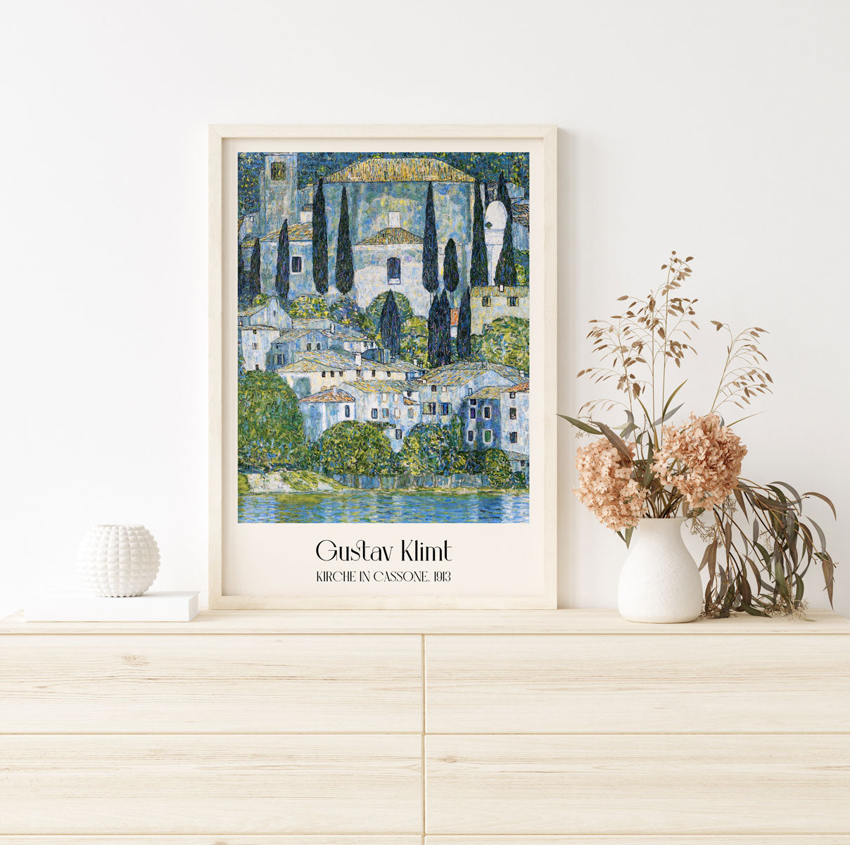 240x75cm #88430 Kirche In Cassone Selbstklebende Poster-Tapete Gustav Klimt 