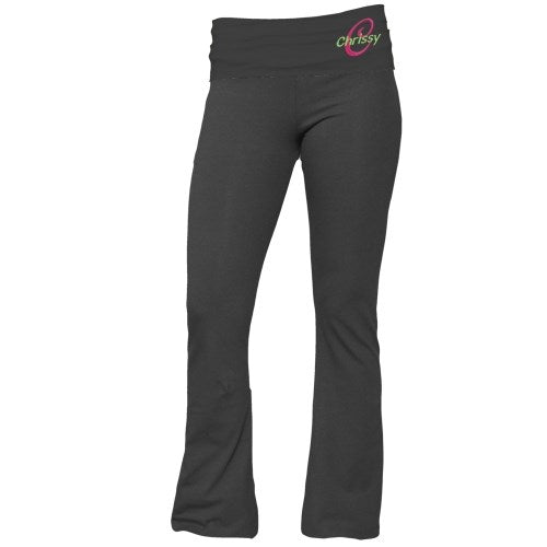 Embroidered Ladies Yoga Pants